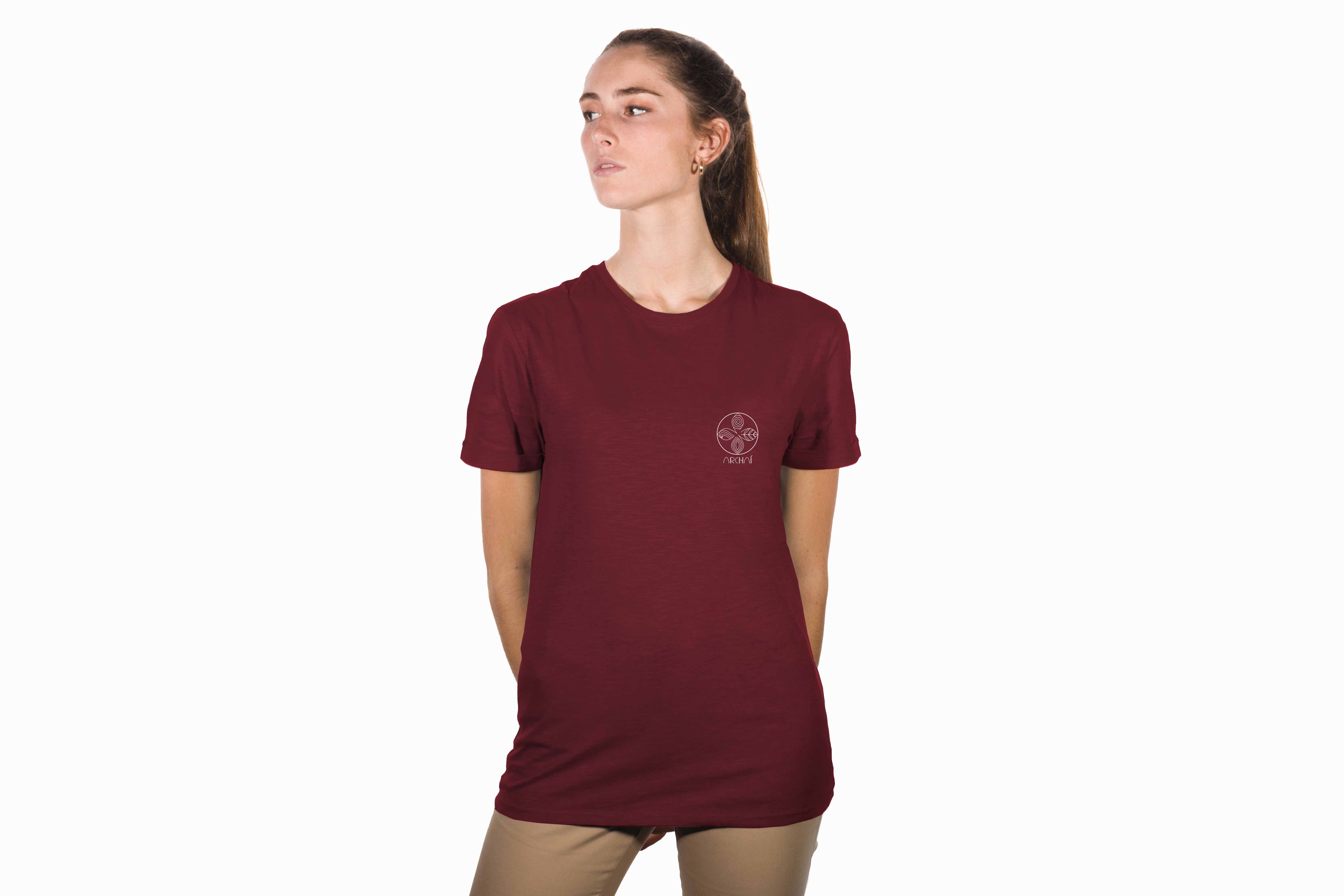 Camiseta Fire Burgundy